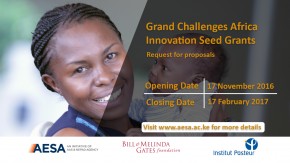 Grand Challenges Africa - Innovation Seed Grants Announced